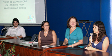 José Soares Filho, Fátima Duarte, Isabel Cavalcanti Carlos e Mirian Silvestre. José Soares Filho, Fátima Duarte, Isabel Cavalcanti Carlos e Mirian Silvestre.