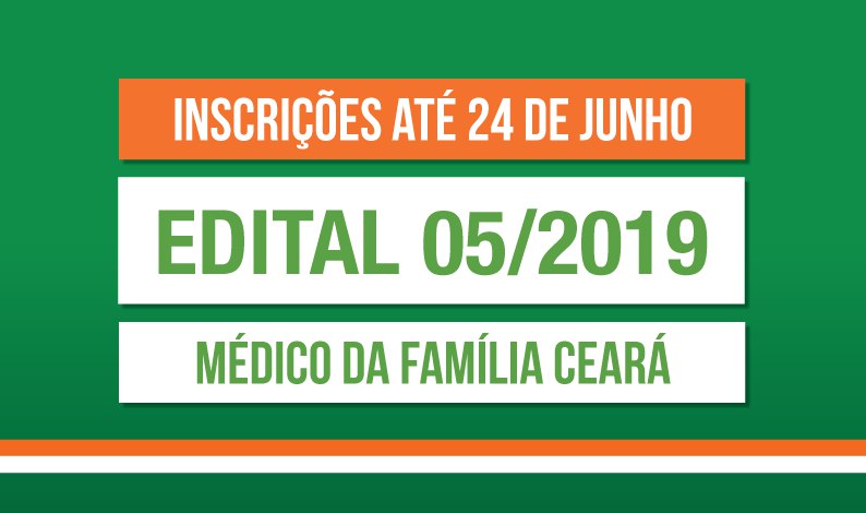 INSCRIÇÕES MÉDICO DA FAMÍLIA CEARÁ