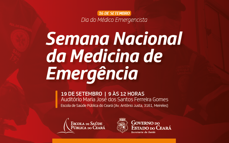 ESP/CE homenageia Médicos de Emergência em evento próximo dia 19