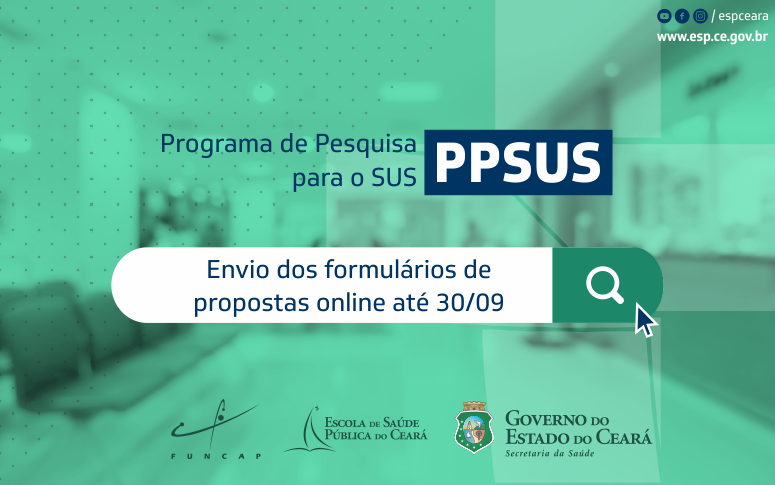 Chamada para programa de Pesquisa para o SUS recebe propostas até 30/09