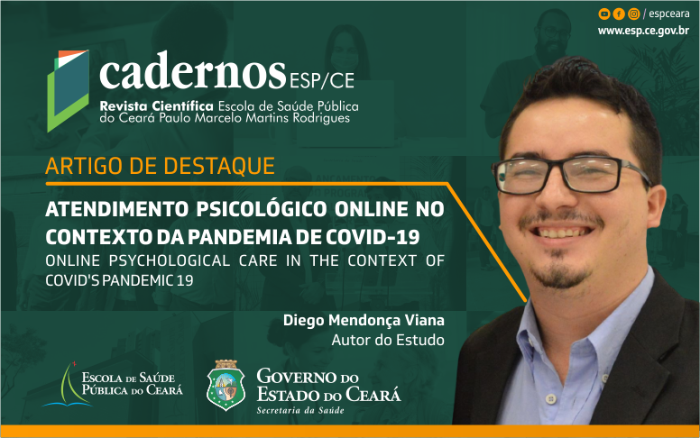 Pesquisa publicada na Cadernos ESP revela que atendimento psicológico online é eficaz durante pandemia