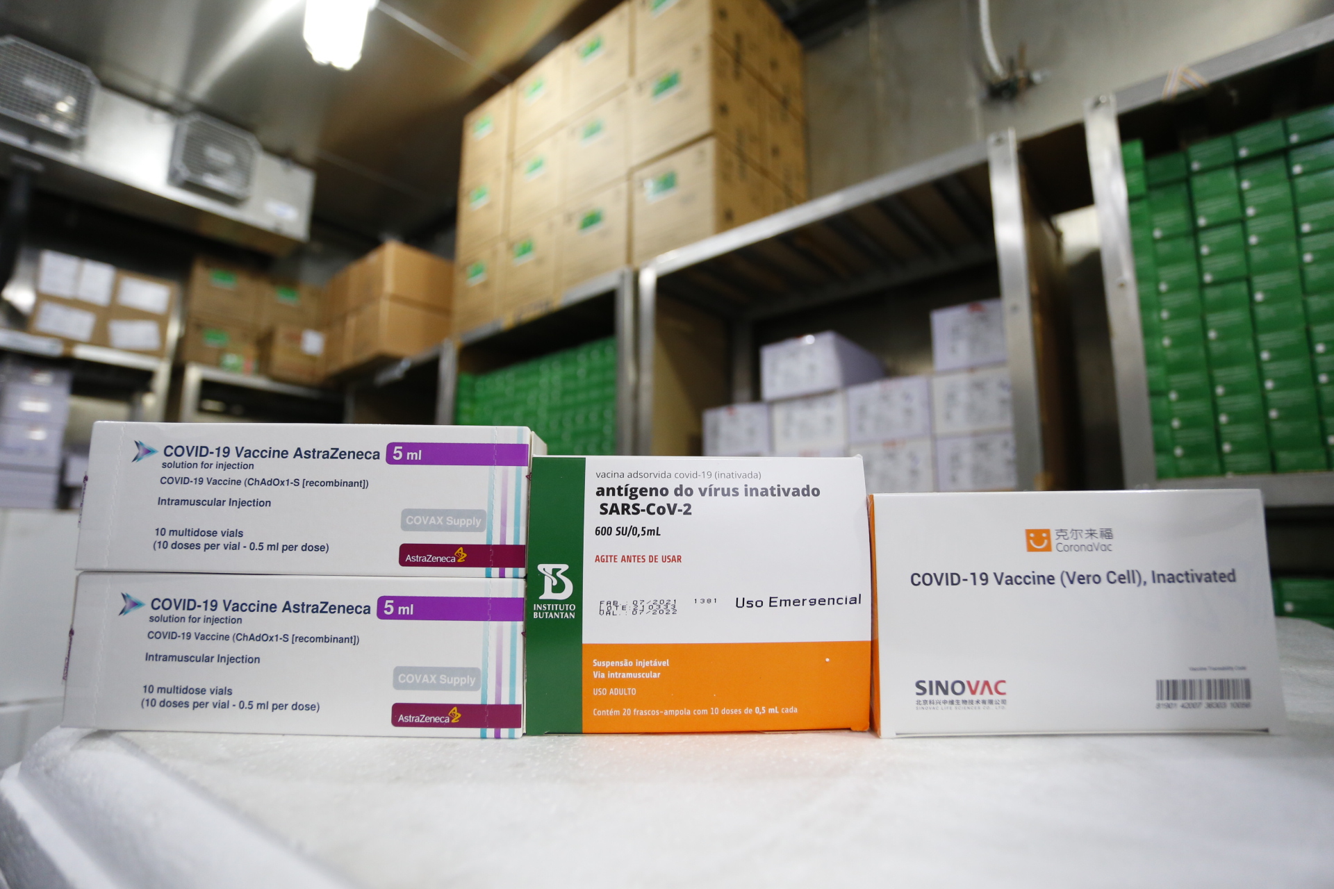 Novo lote com 205 mil vacinas contra a Covid-19 chega ao Ceará