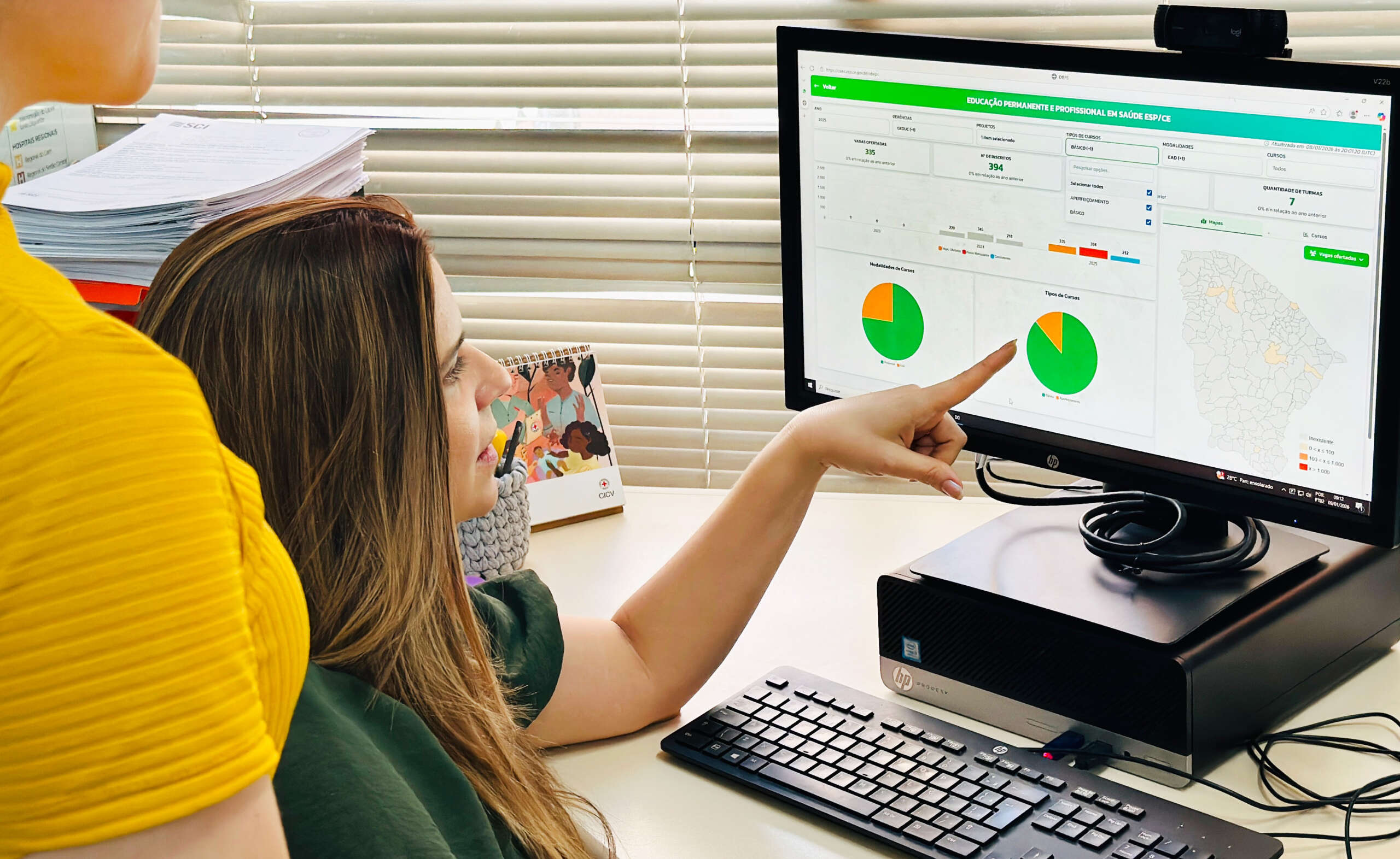 ESP/CE lança dois novos painéis de dados com foco no perfil dos alunos e nos cursos livres realizados pela instituição